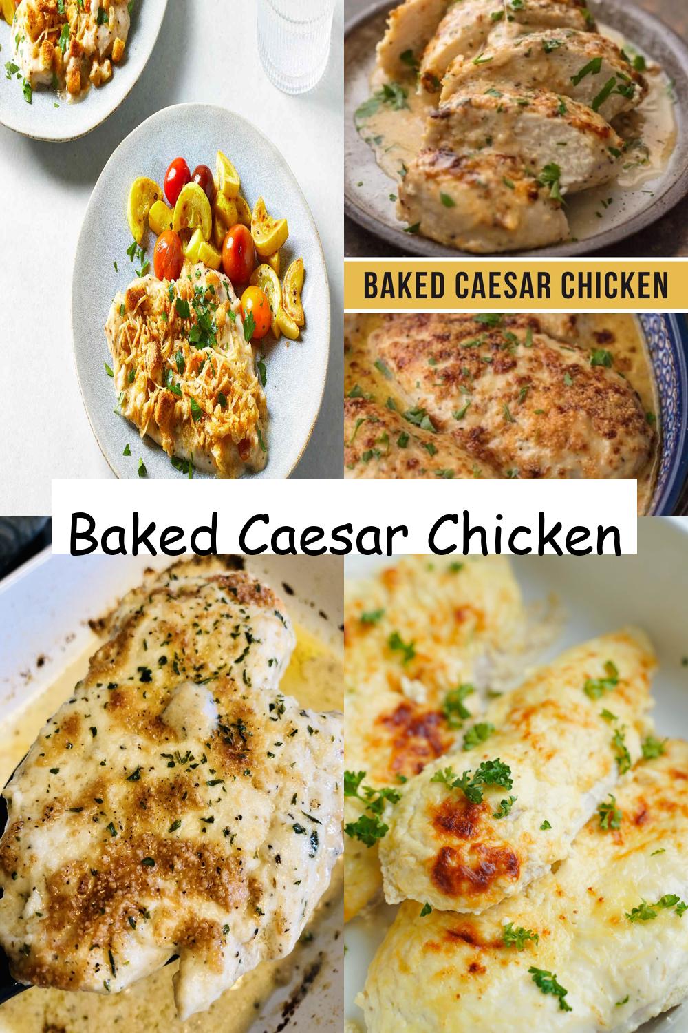 Baked Caesar Chicken