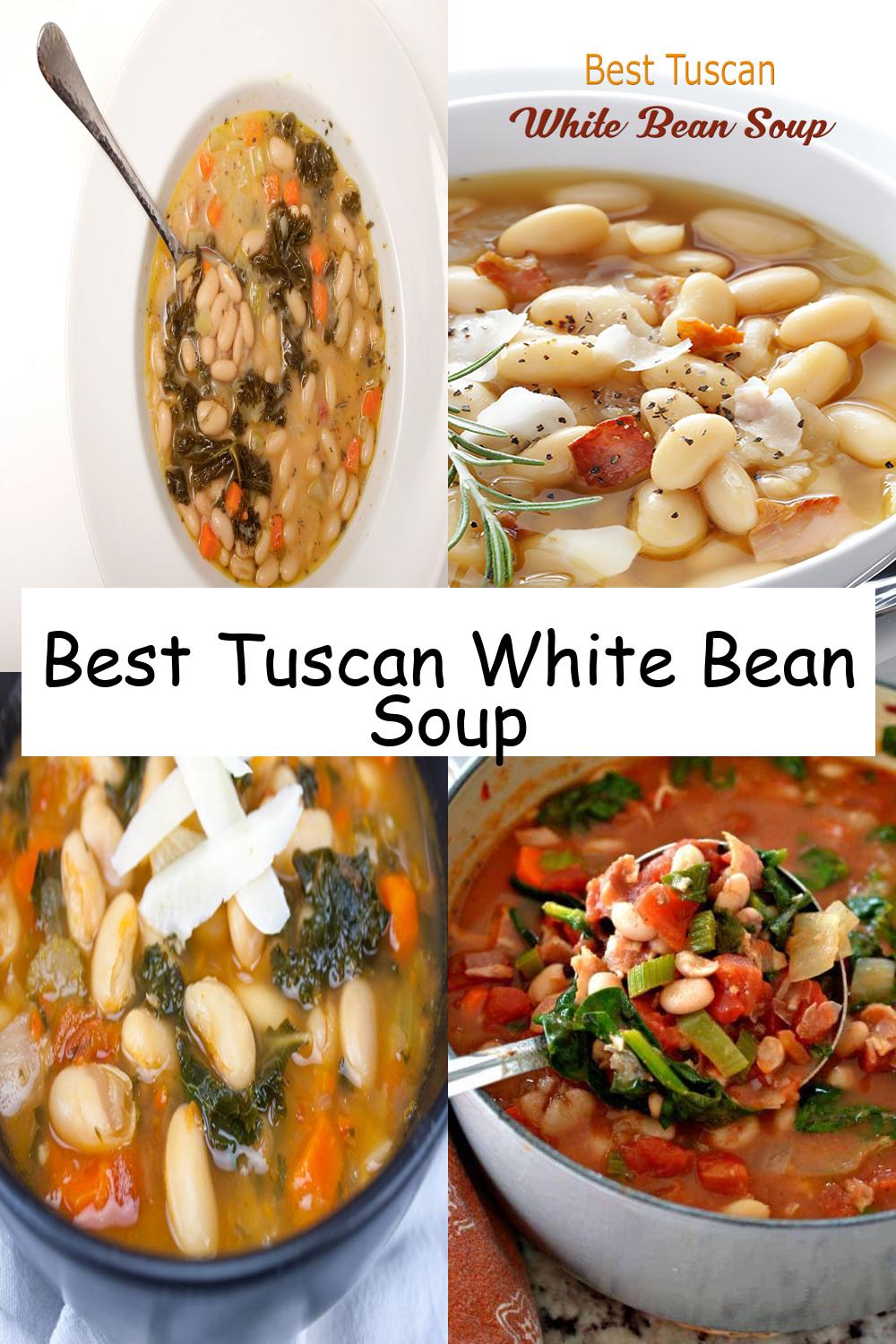 Best Tuscan White Bean Soup