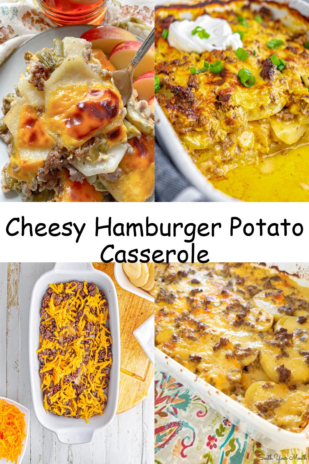 Cheesy Hamburger Potato Casserole