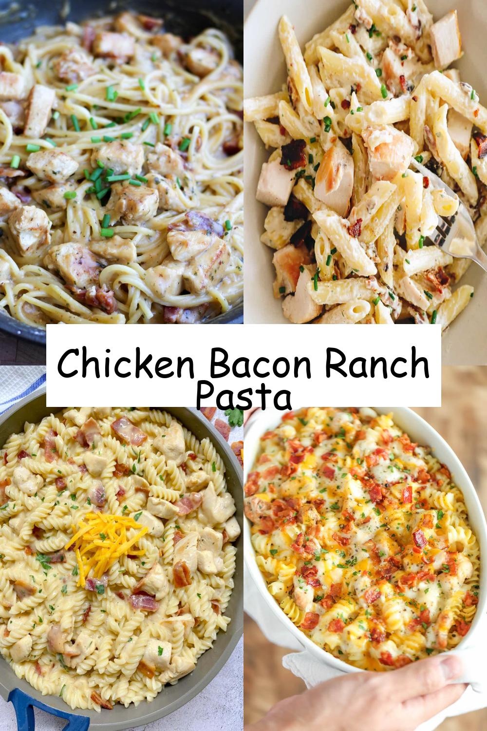 Chicken Bacon Ranch Pasta