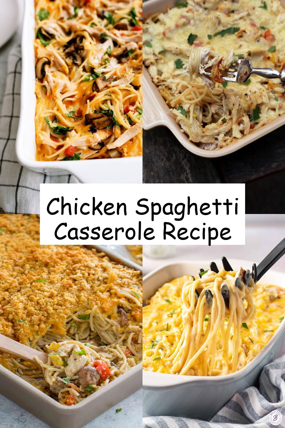 Chicken Spaghetti Casserole Recipe