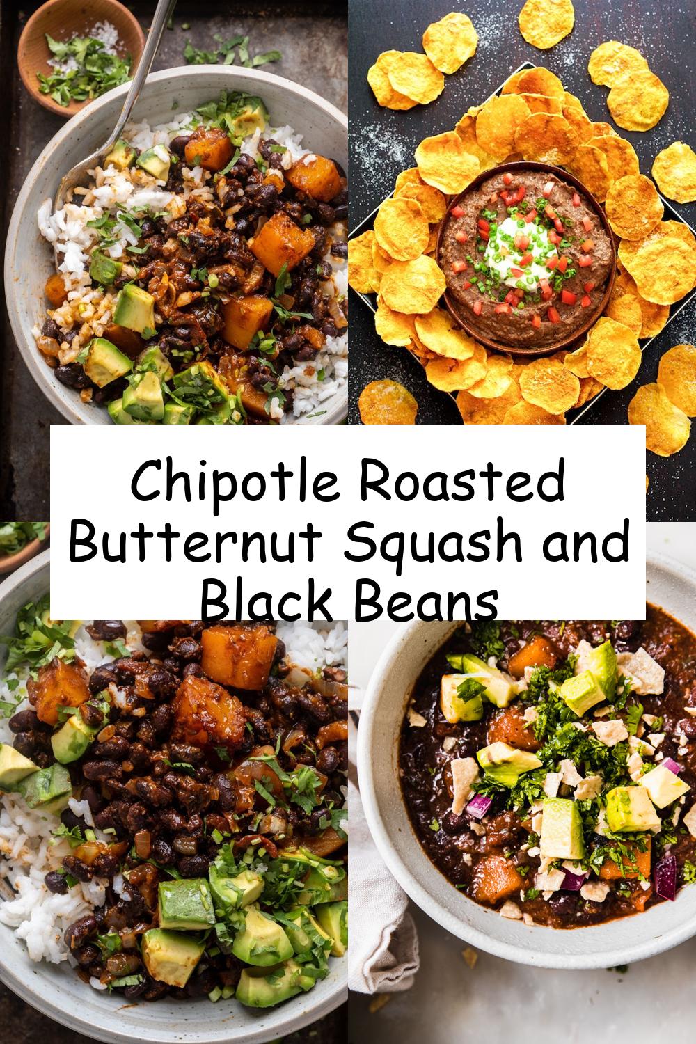 Chipotle Roasted Butternut Squash and Black Beans