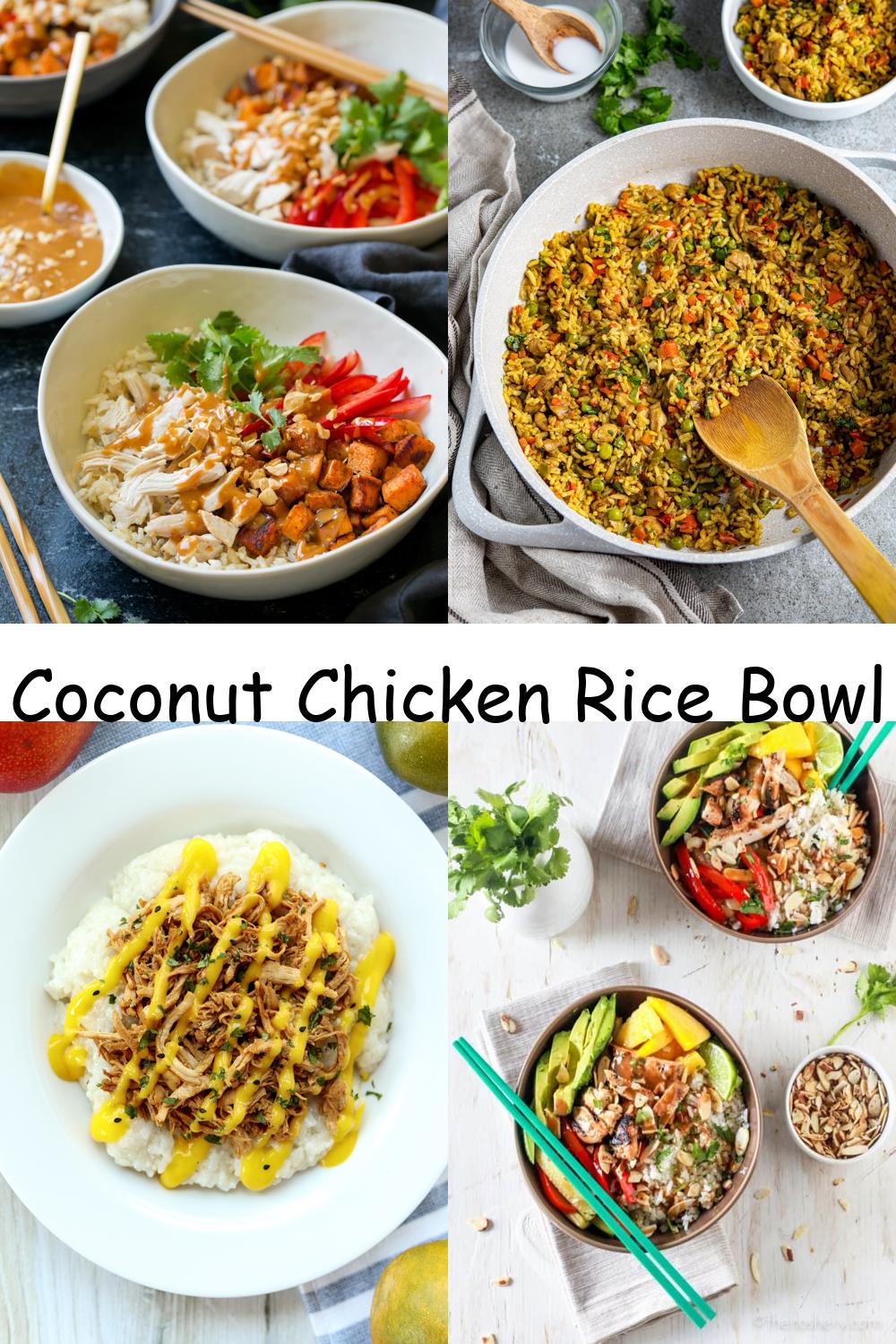 Coconut Chicken Rice Bowl