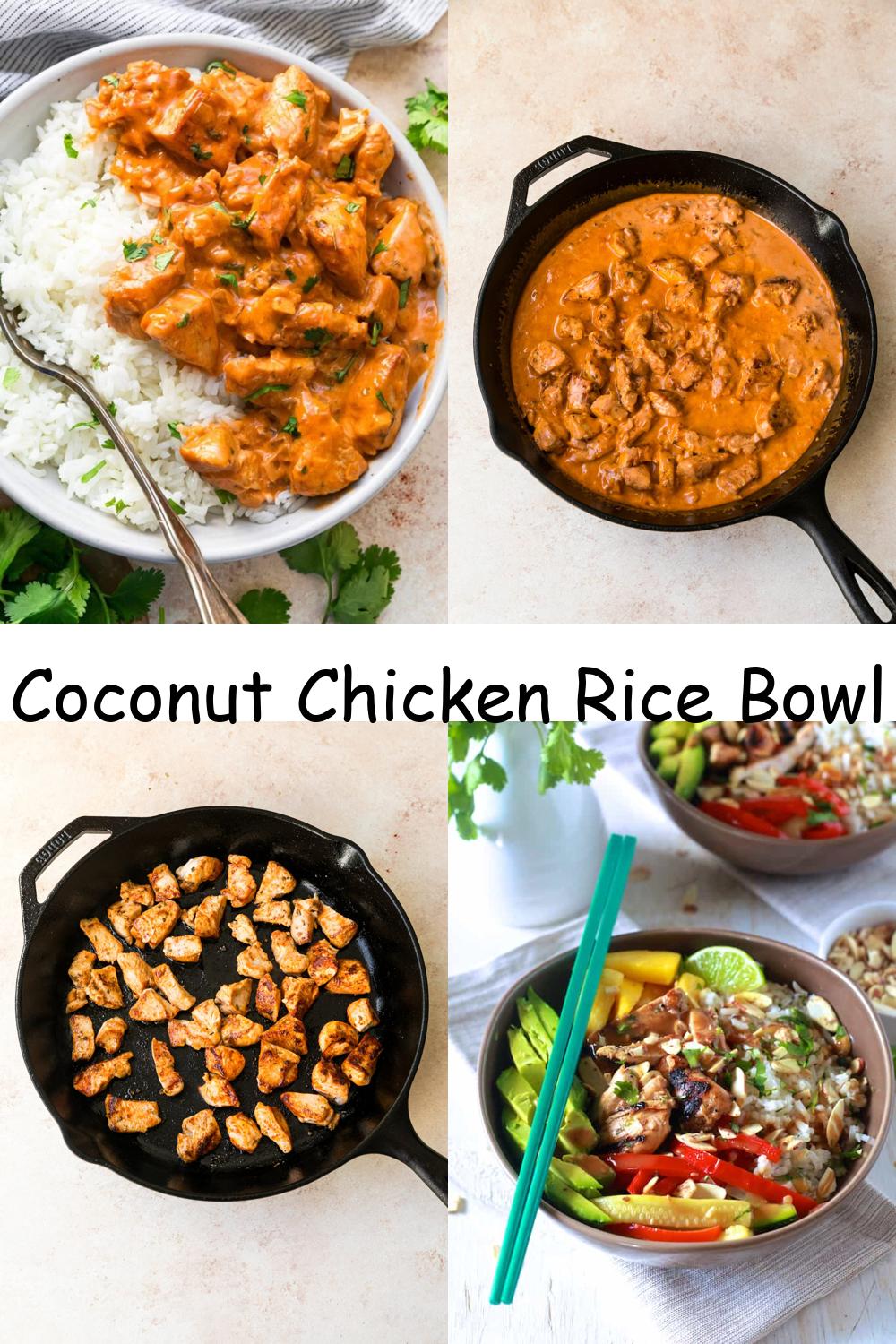 Coconut Chicken Rice Bowl