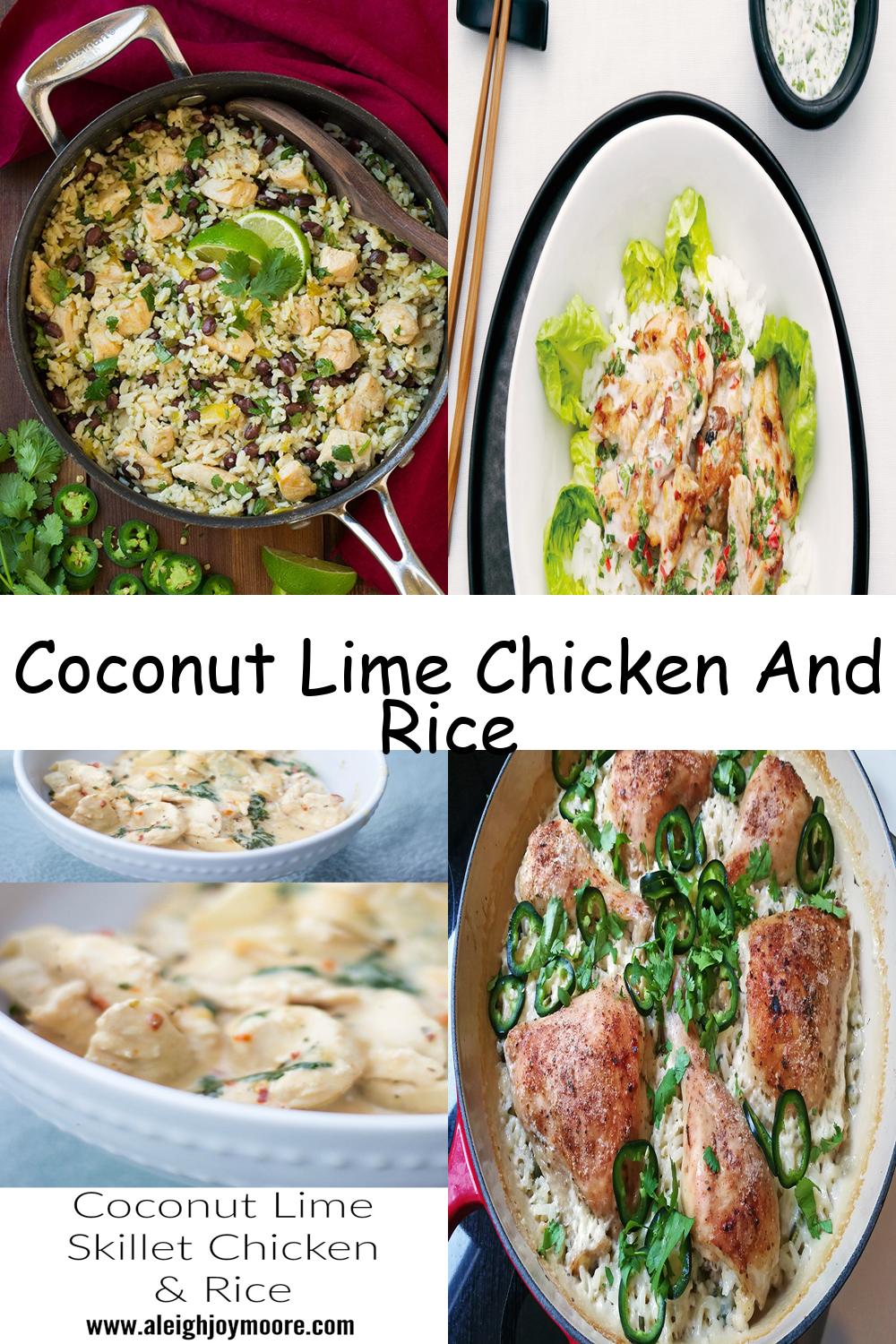 Coconut Lime Chicken And Rice