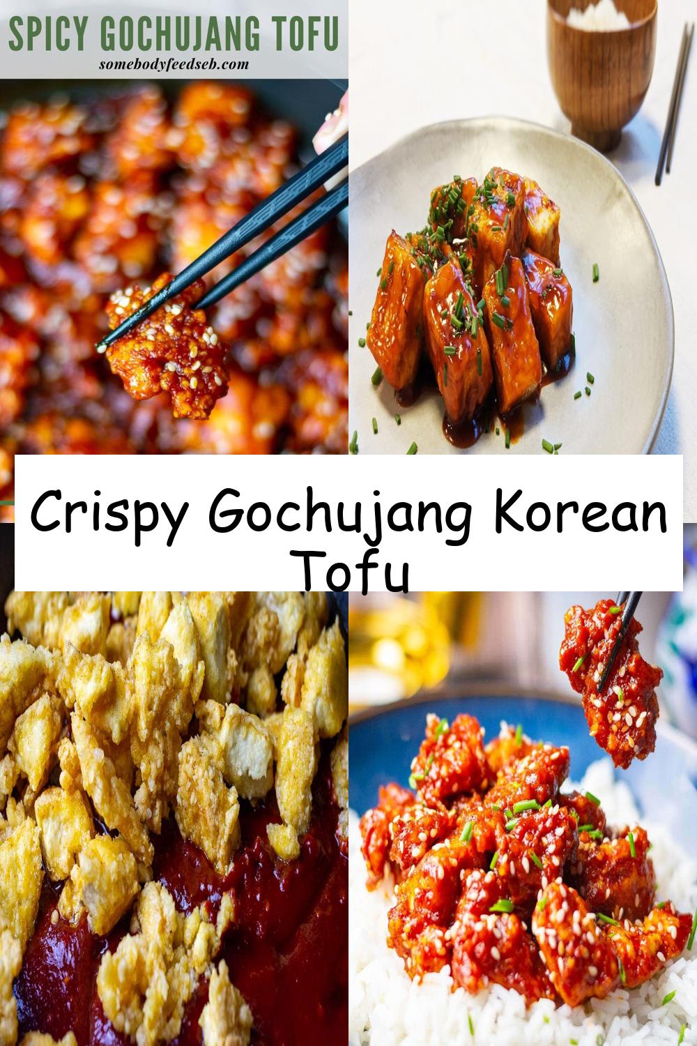 Crispy Gochujang Korean Tofu