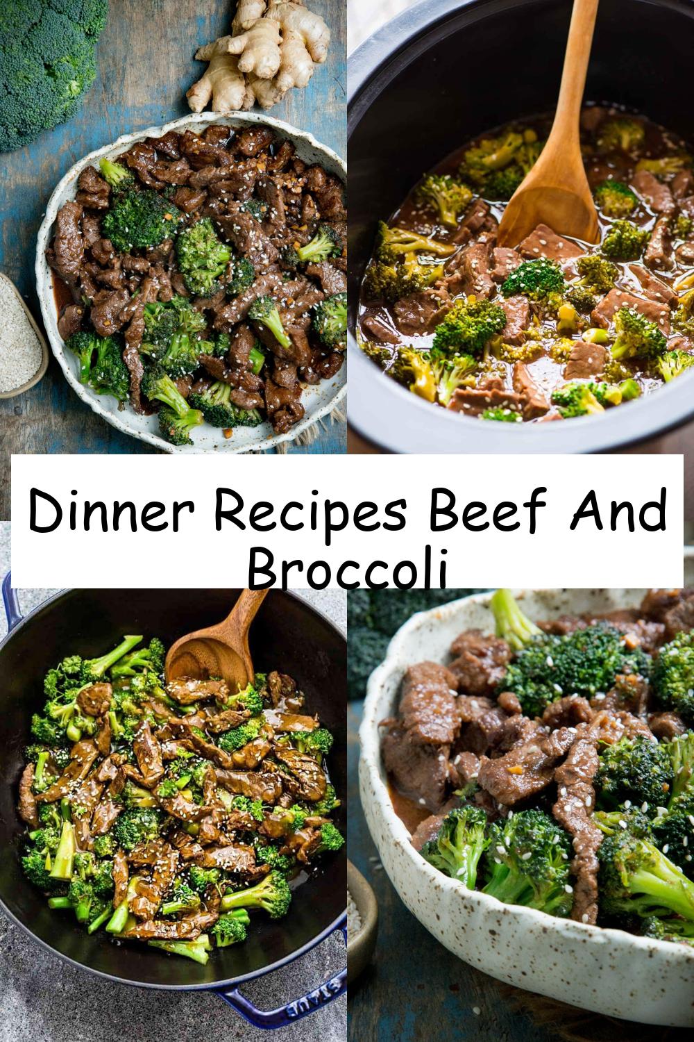 Dinner Recipes Beef And Broccoli