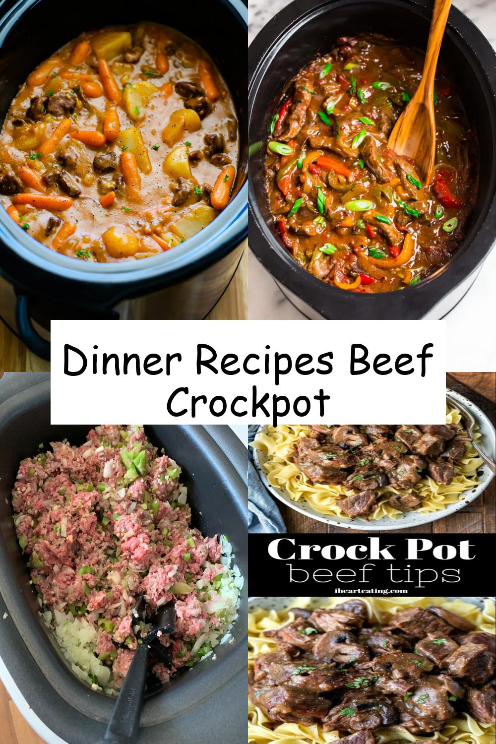 Dinner Recipes Beef Crockpot