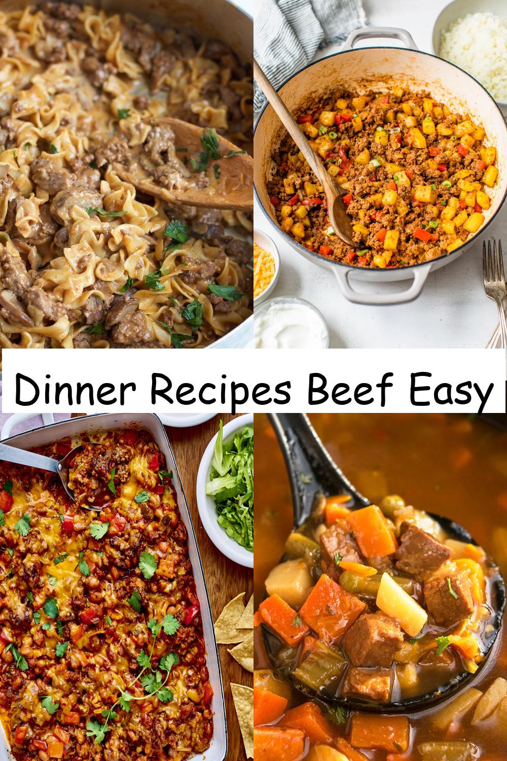 Dinner Recipes Beef Easy