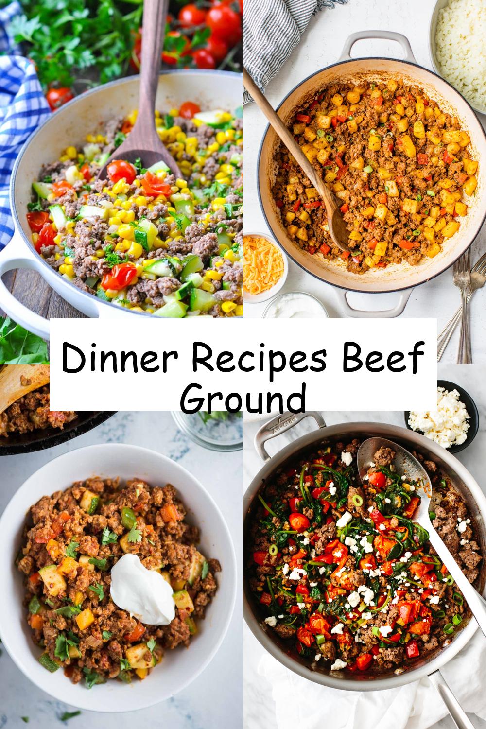 Dinner Recipes Beef Ground