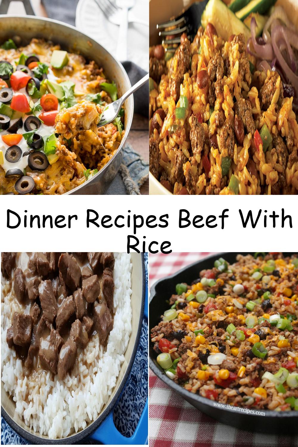 Dinner Recipes Beef With Rice