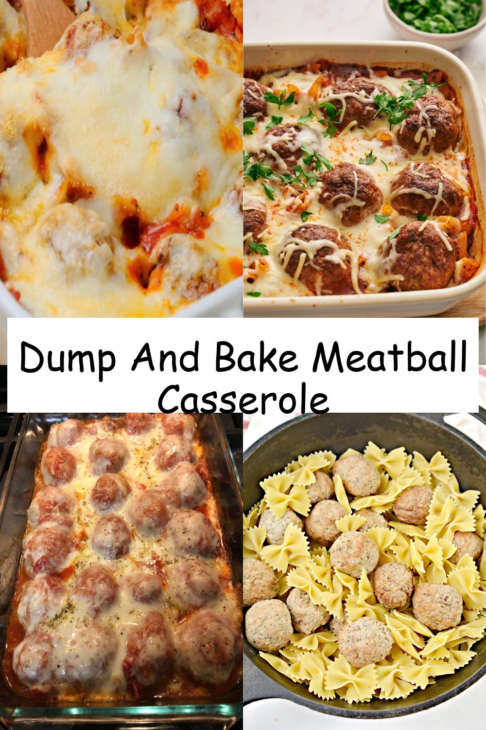 Dump And Bake Meatball Casserole