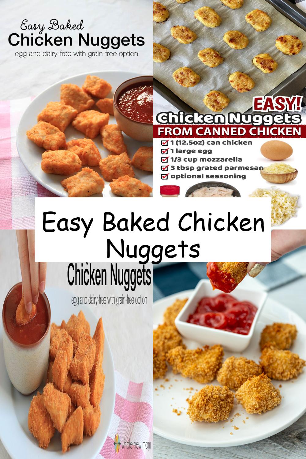 Easy Baked Chicken Nuggets