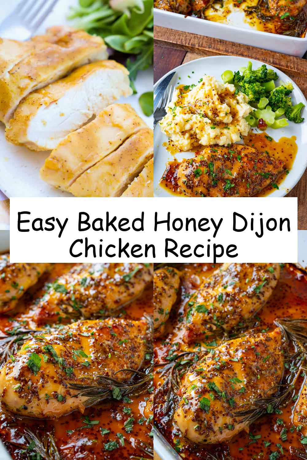 Easy Baked Honey Dijon Chicken Recipe