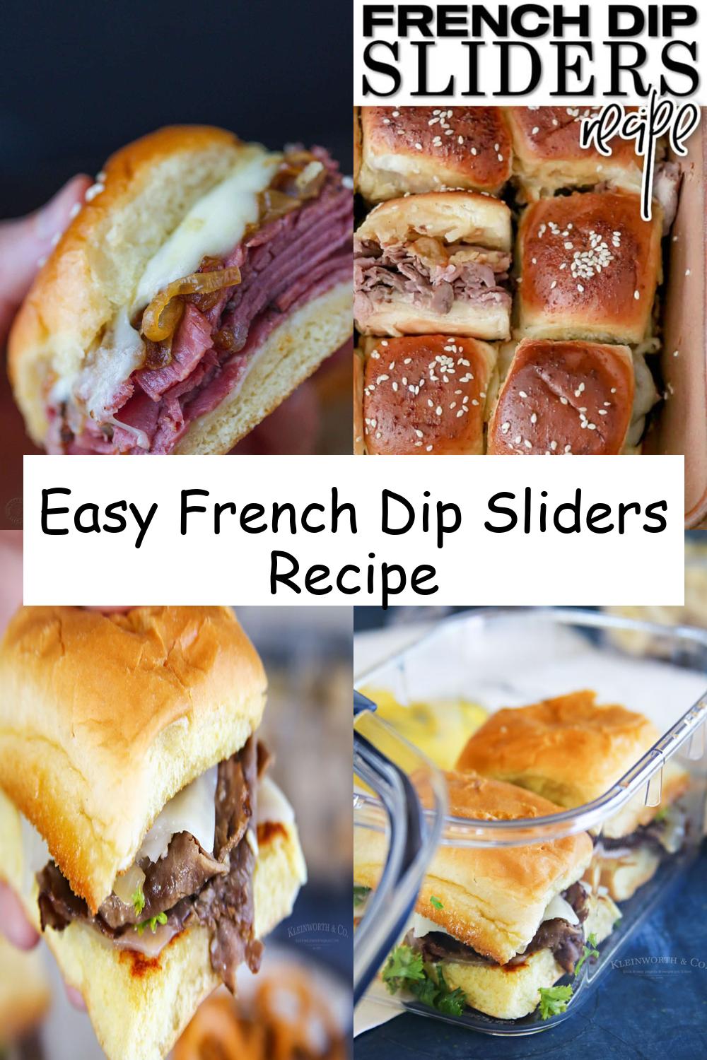 Easy French Dip Sliders Recipe