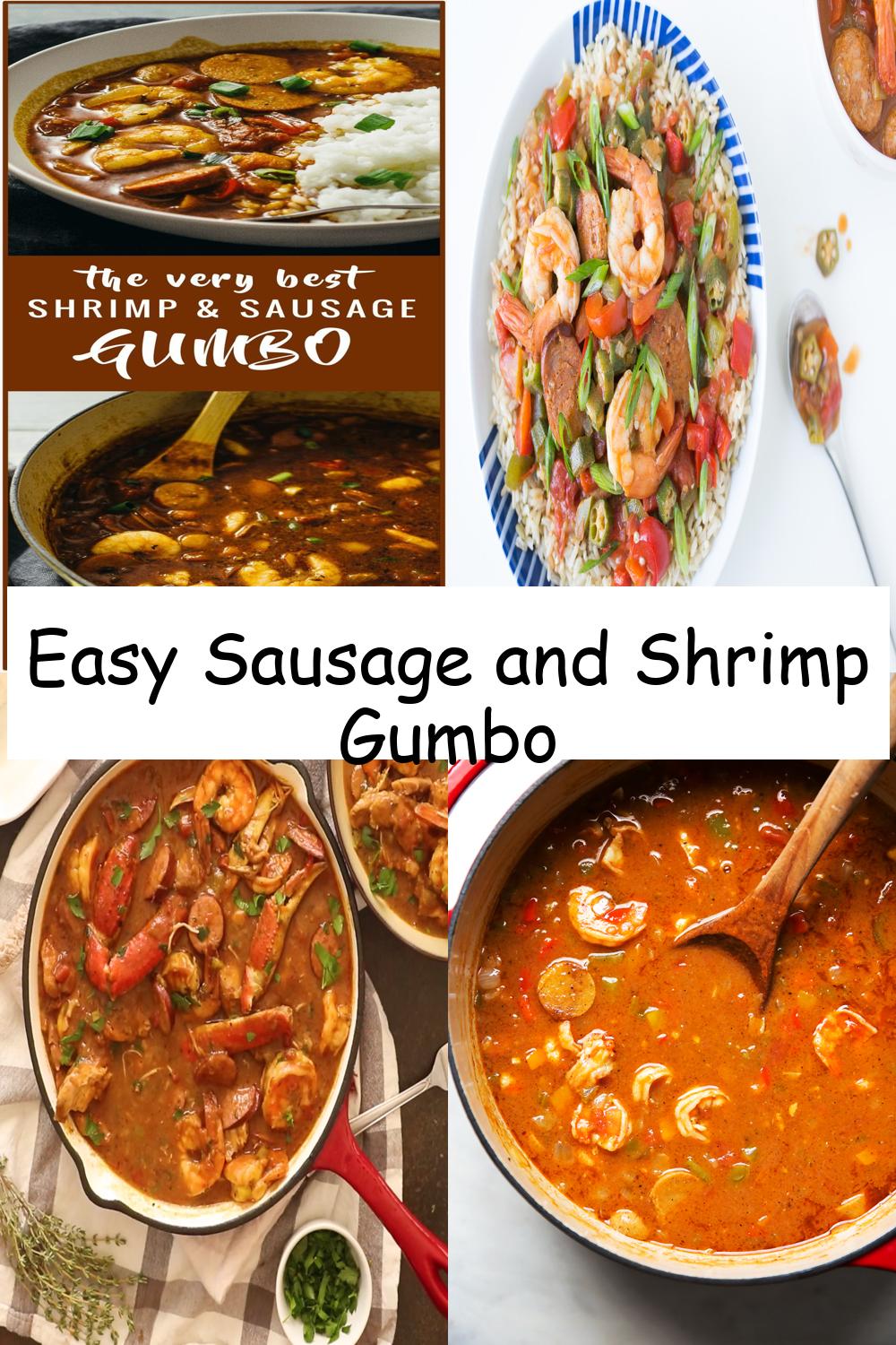 Easy Sausage and Shrimp Gumbo