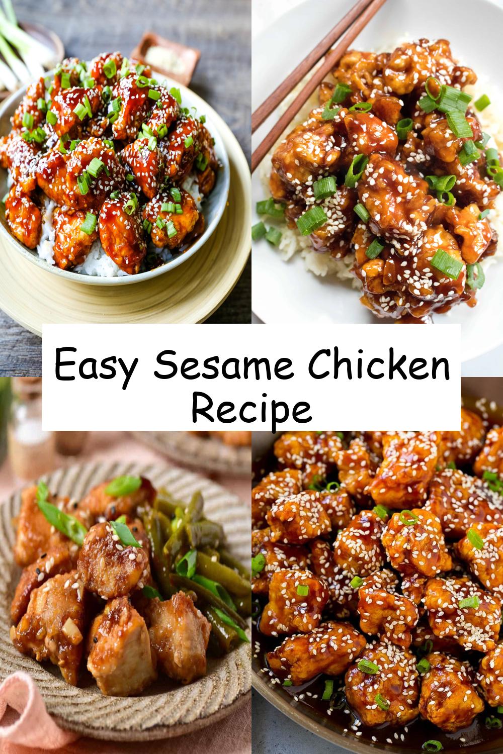 Easy Sesame Chicken Recipe