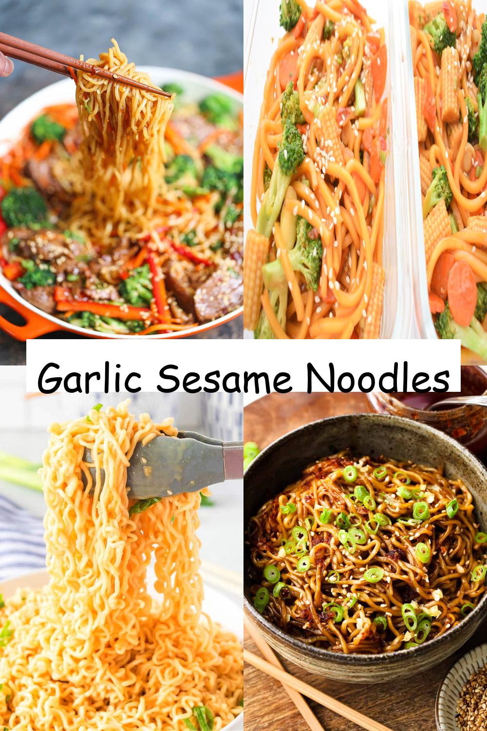 Garlic Sesame Noodles