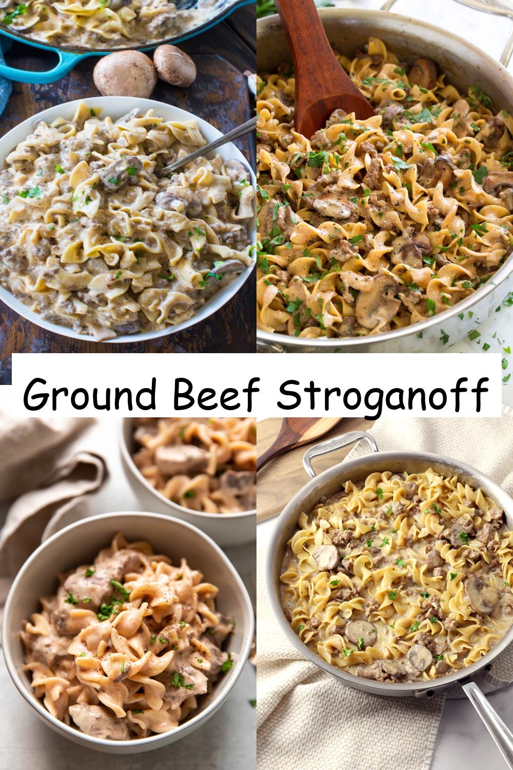 Ground Beef Stroganoff