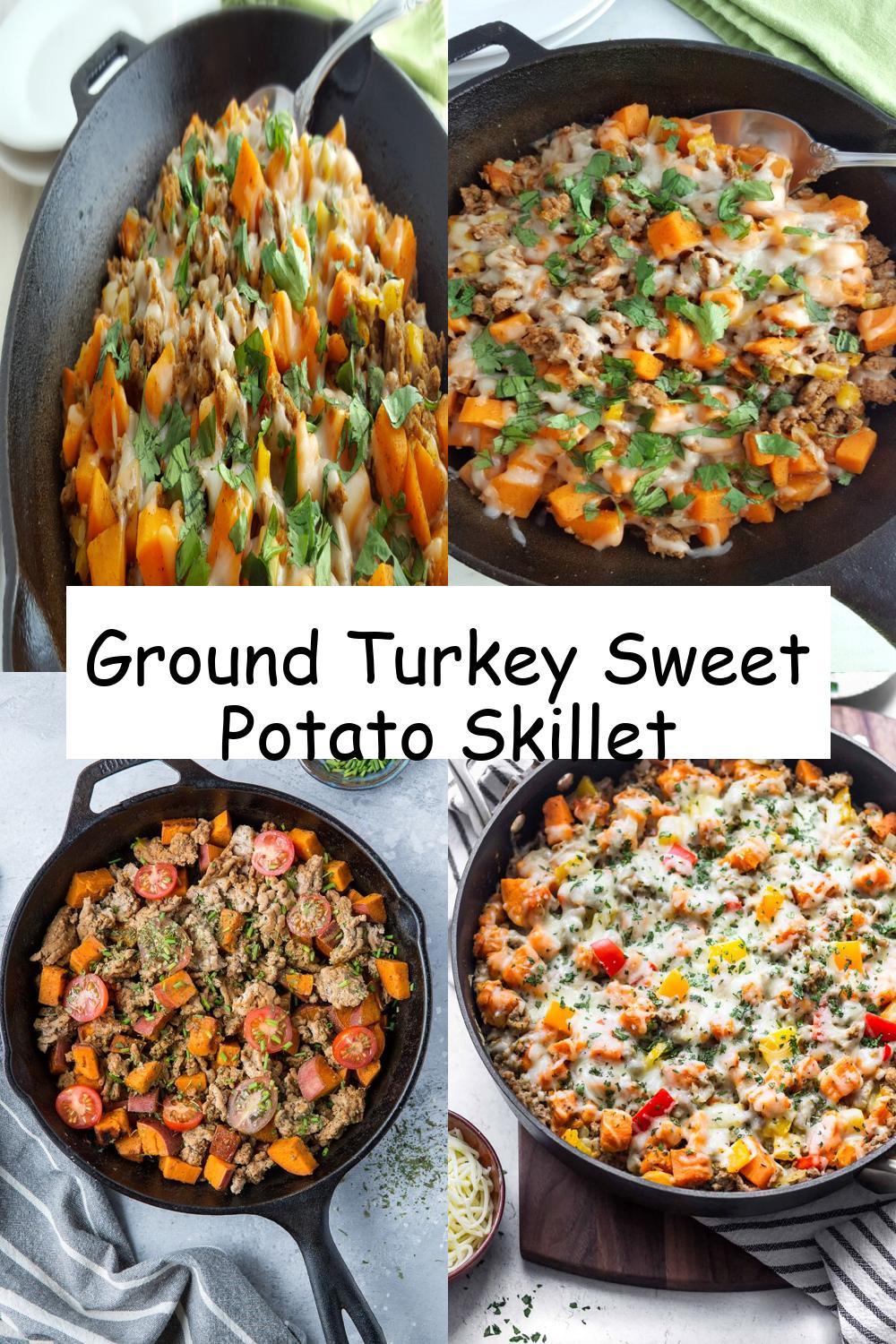 Ground Turkey Sweet Potato Skillet