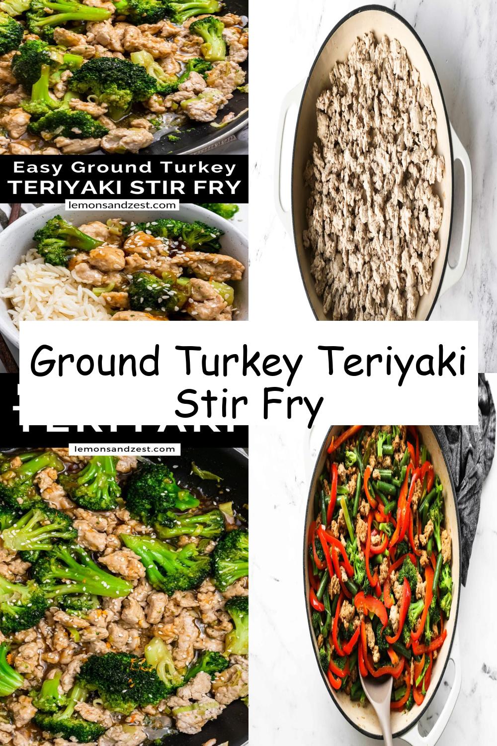 Ground Turkey Teriyaki Stir Fry