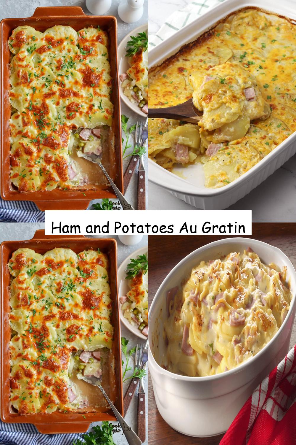 Ham and Potatoes Au Gratin