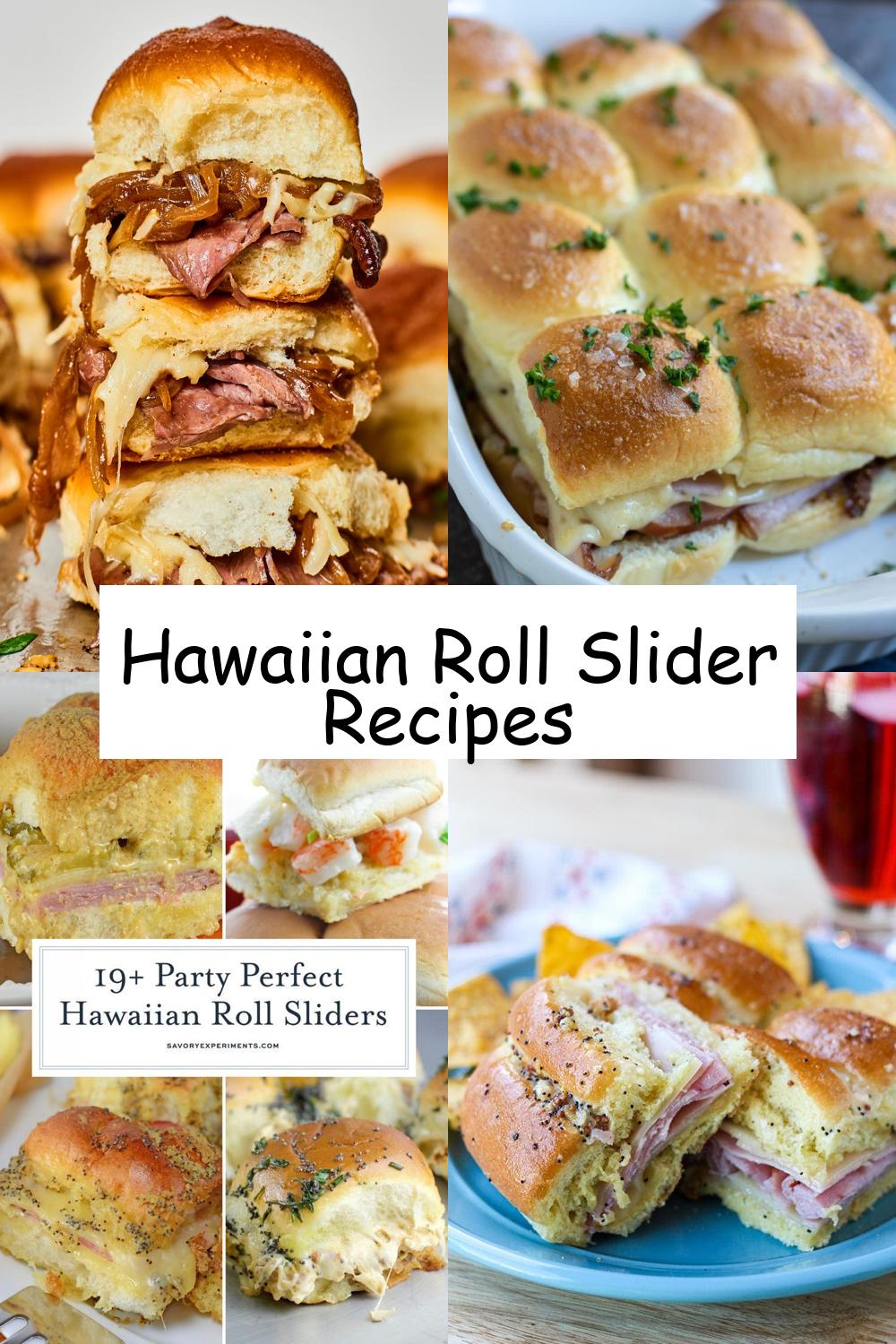 Hawaiian Roll Slider Recipes