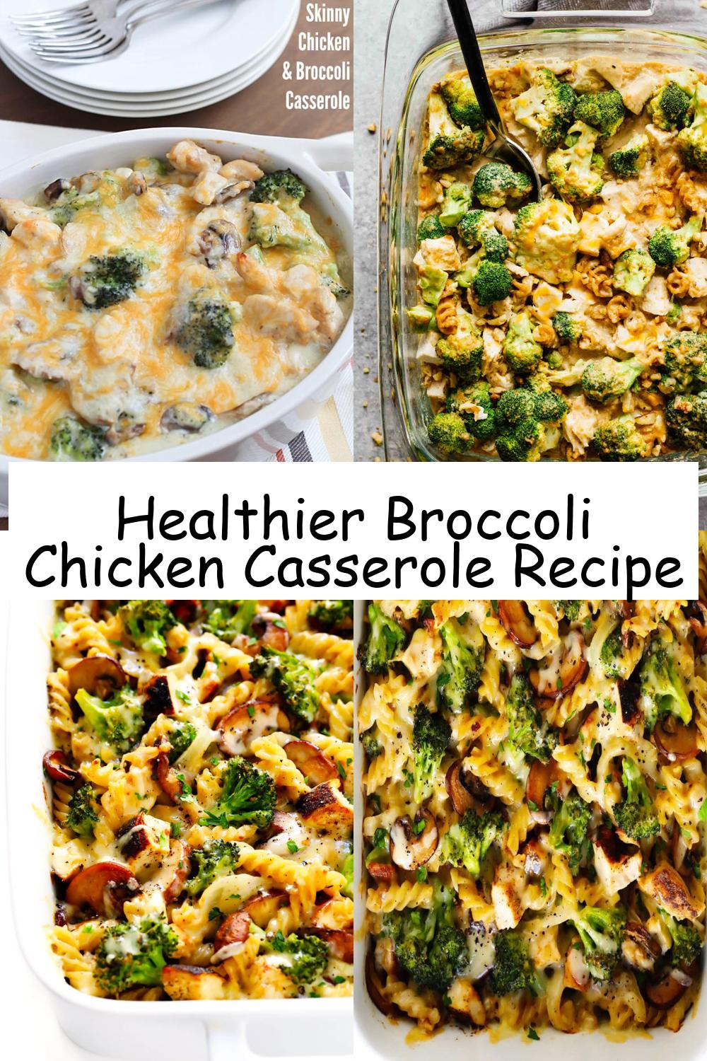 Healthier Broccoli Chicken Casserole Recipe