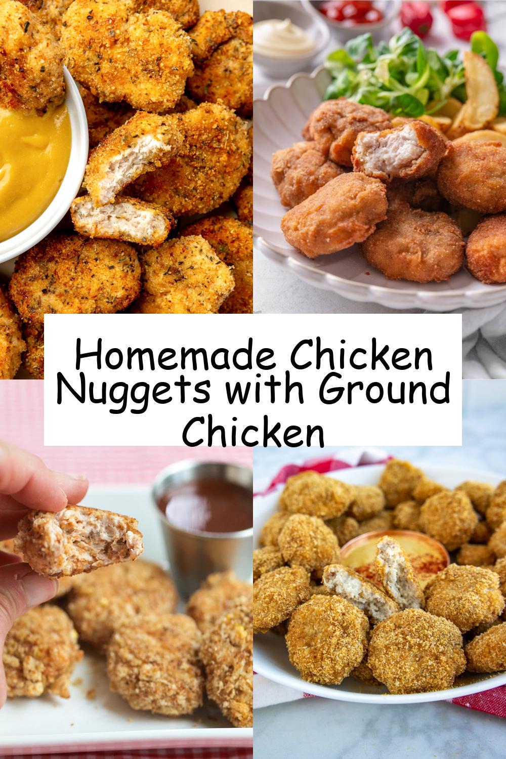 Homemade Chicken Nuggets with Ground Chicken