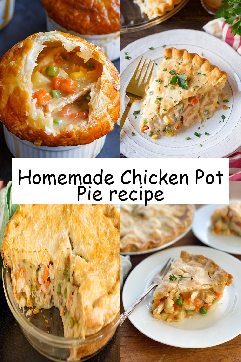 Homemade Chicken Pot Pie recipe