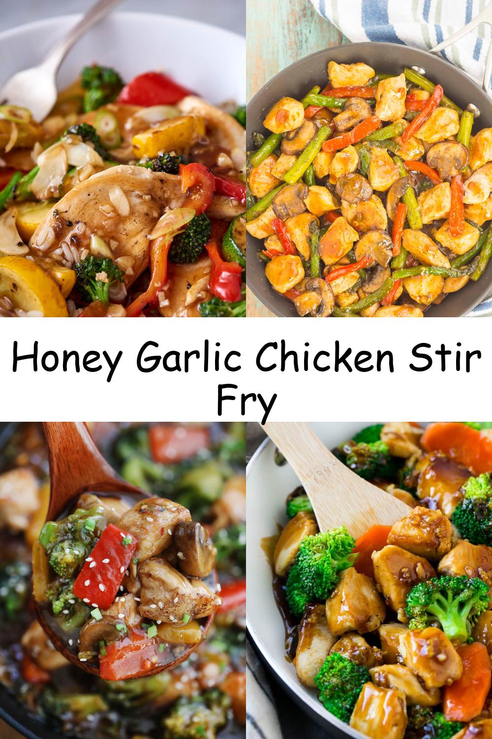 Honey Garlic Chicken Stir Fry