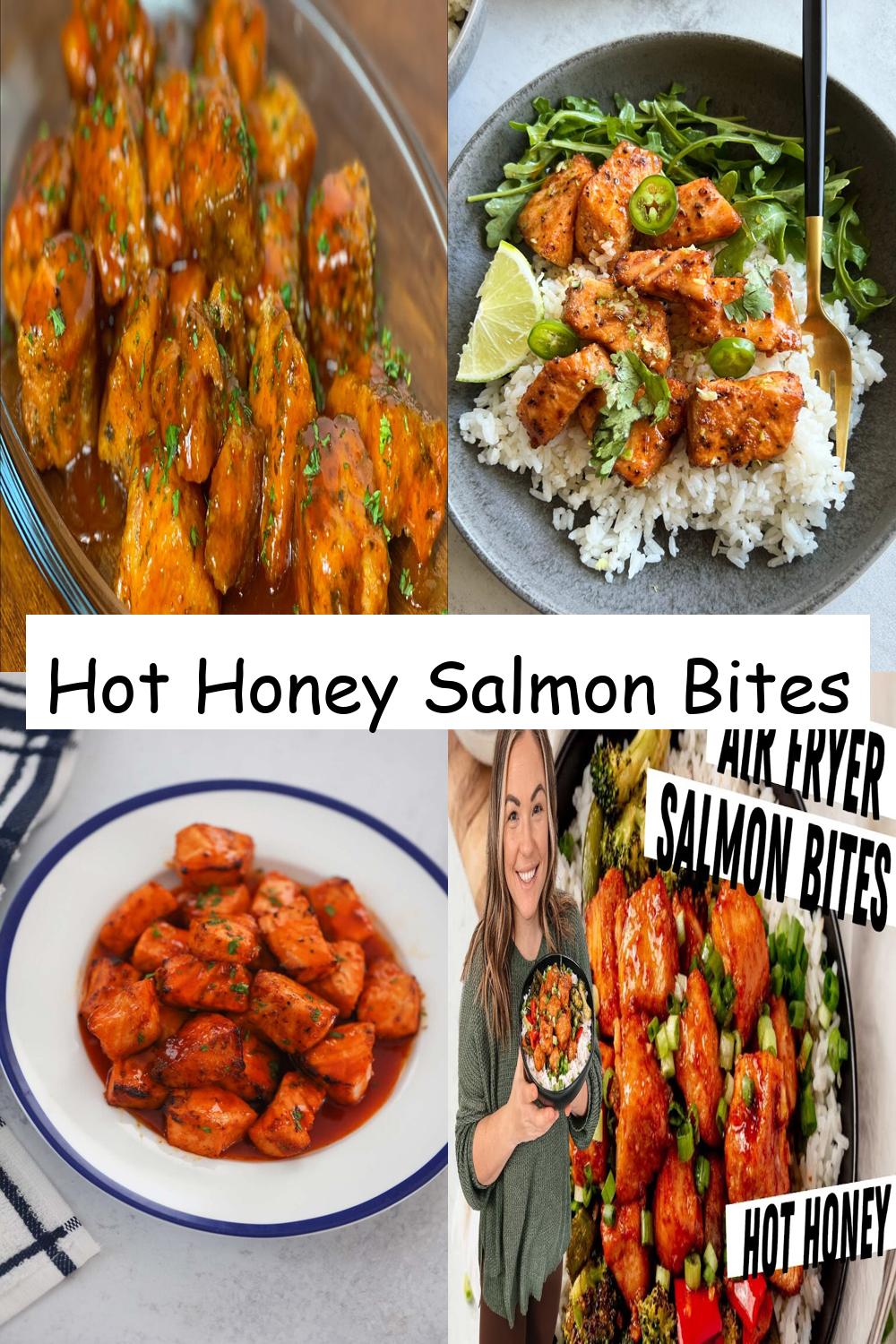 Hot Honey Salmon Bites