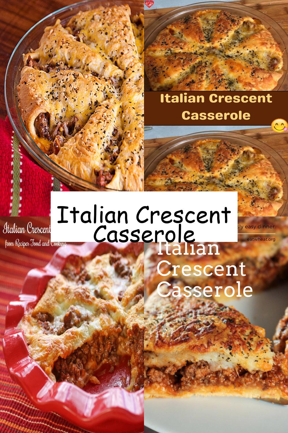 Italian Crescent Casserole