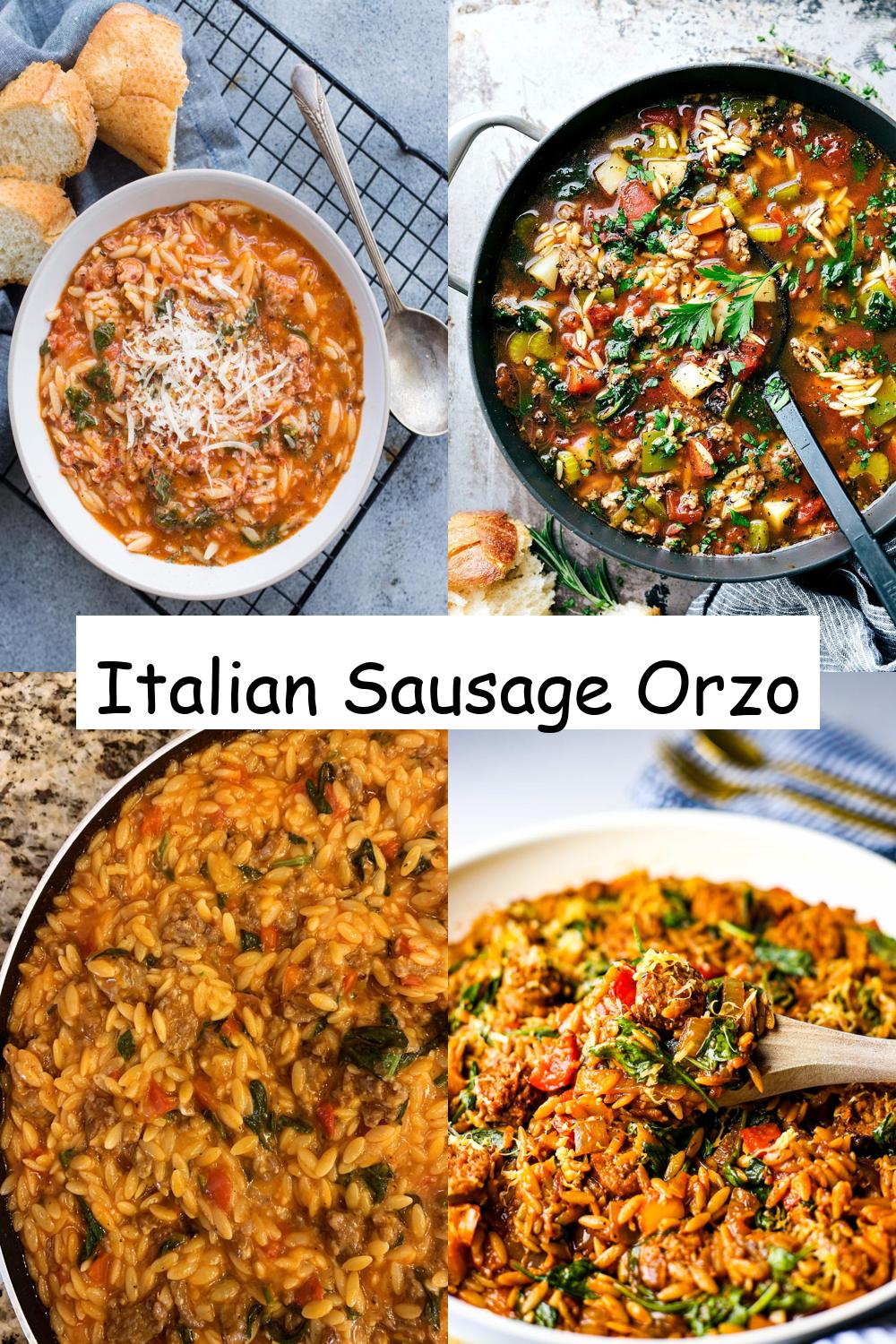 Italian Sausage Orzo