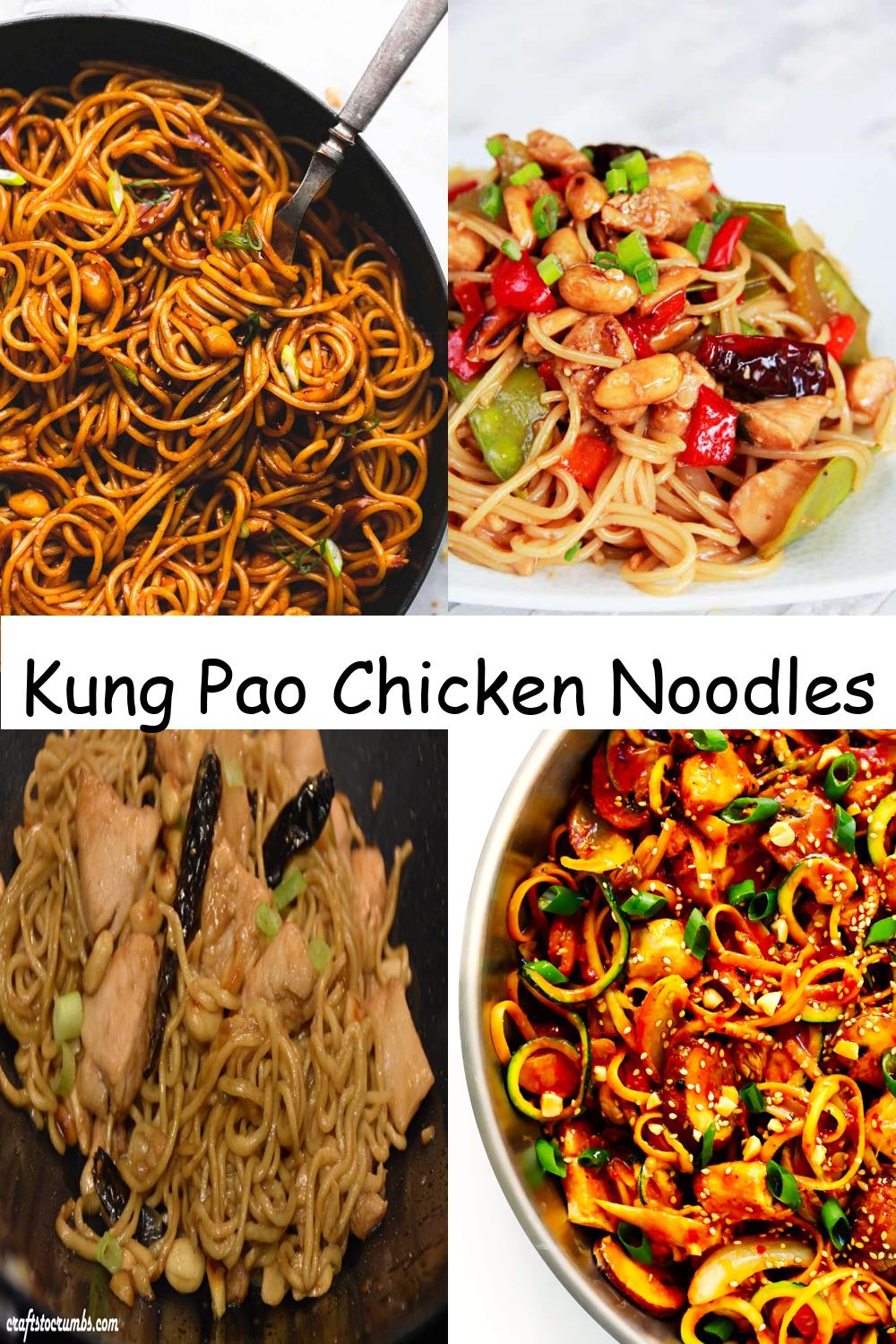 Kung Pao Chicken Noodles