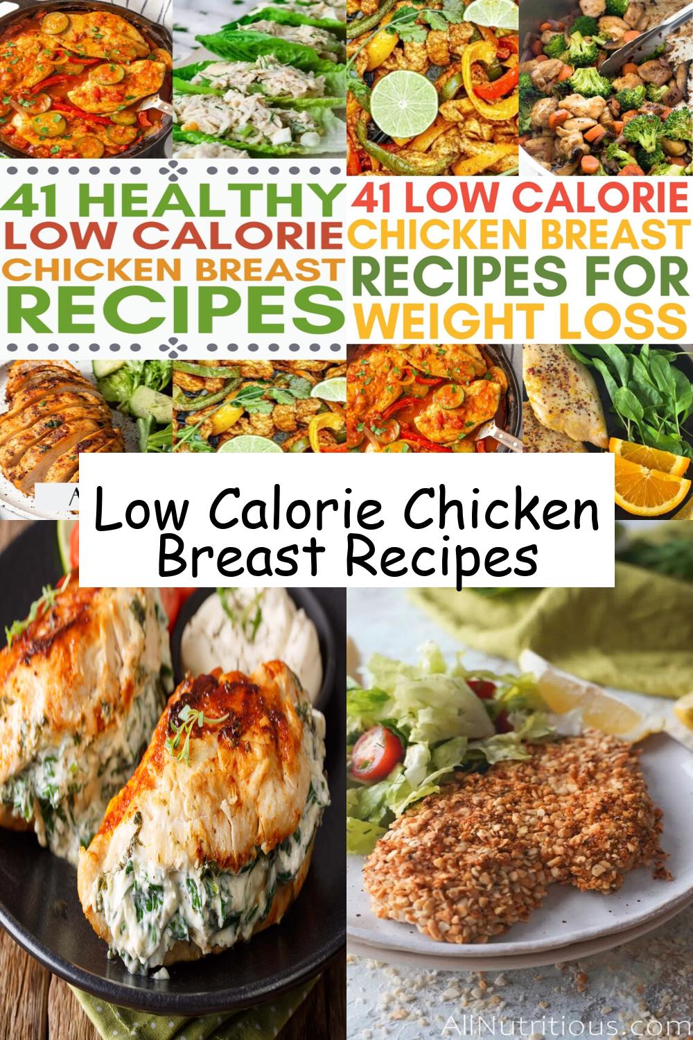 Low Calorie Chicken Breast Recipes