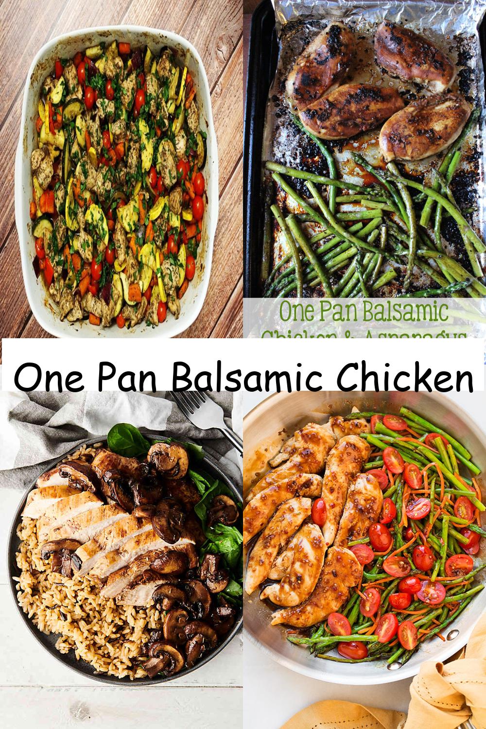 One Pan Balsamic Chicken