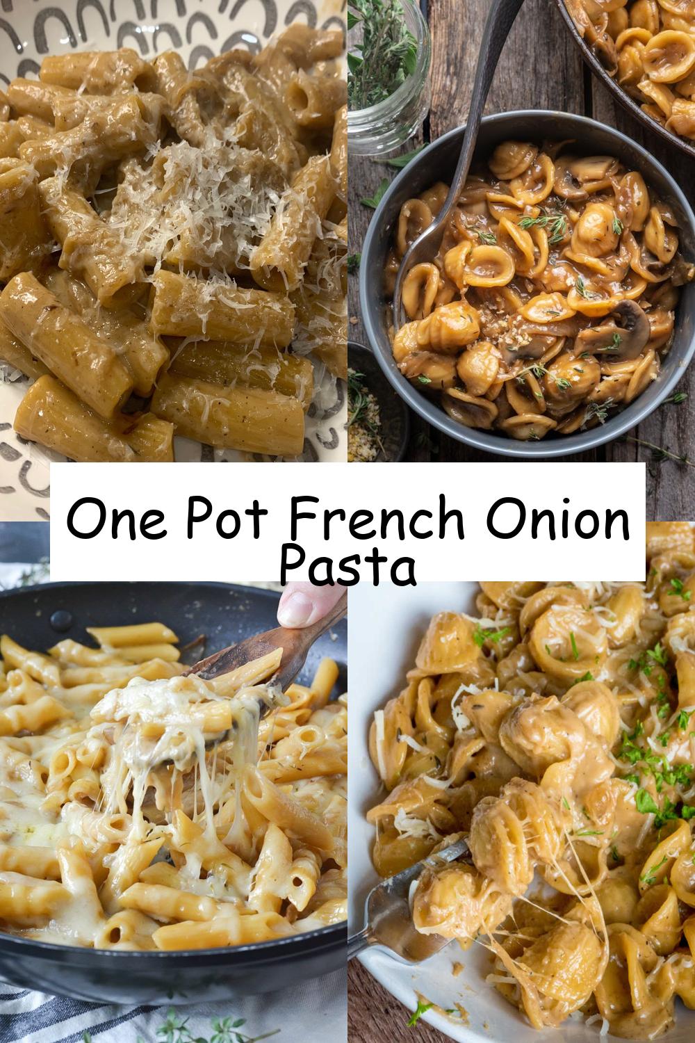 One Pot French Onion Pasta