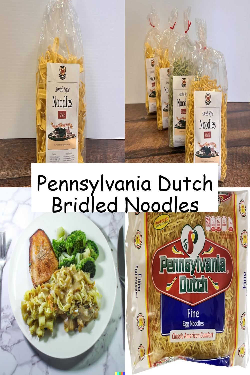 Pennsylvania Dutch Bridled Noodles