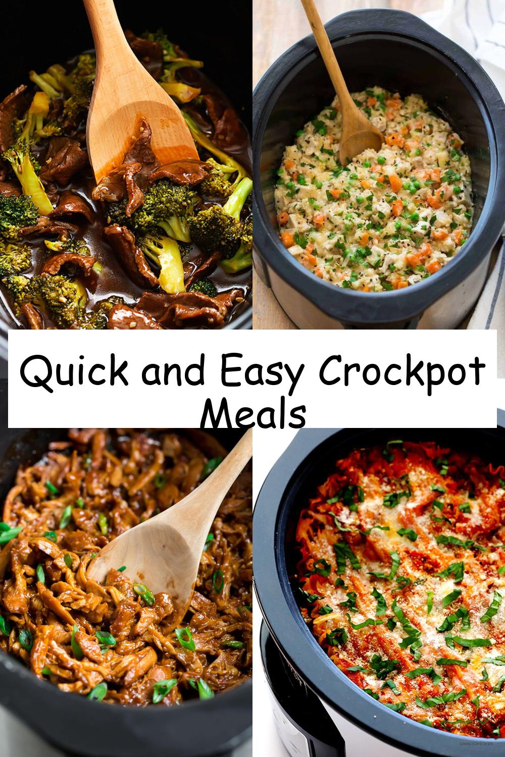 Quick and Easy Crockpot Meals