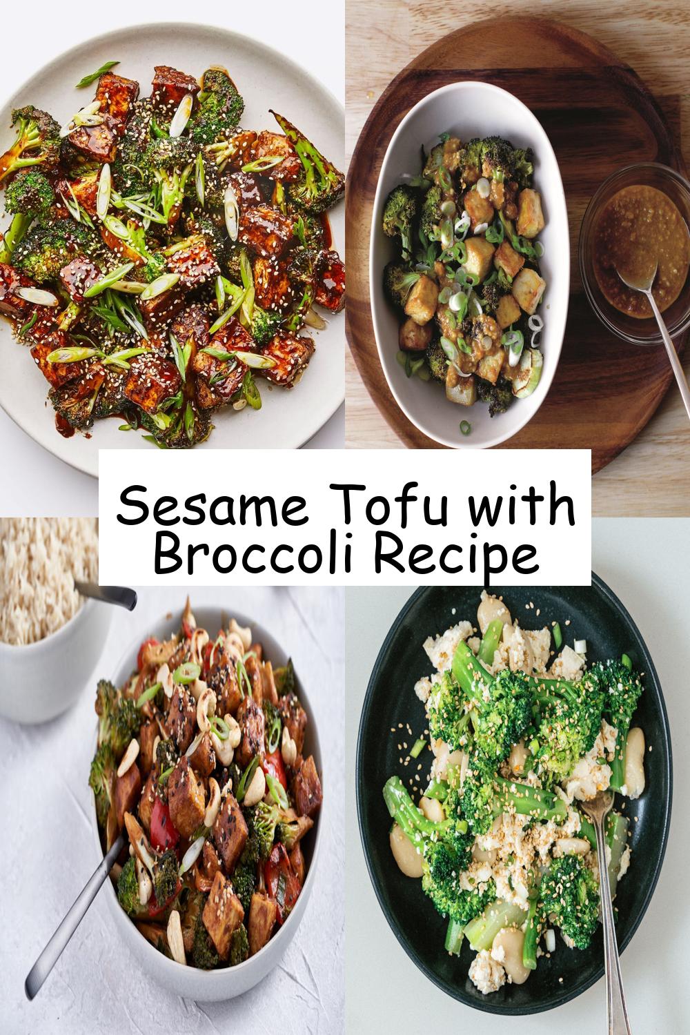 Sesame Tofu with Broccoli Recipe