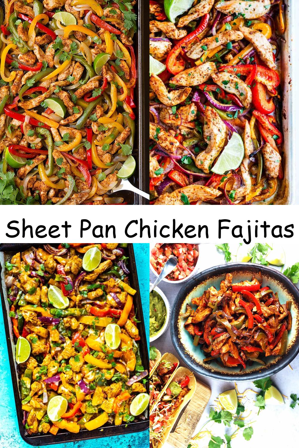 Sheet Pan Chicken Fajitas