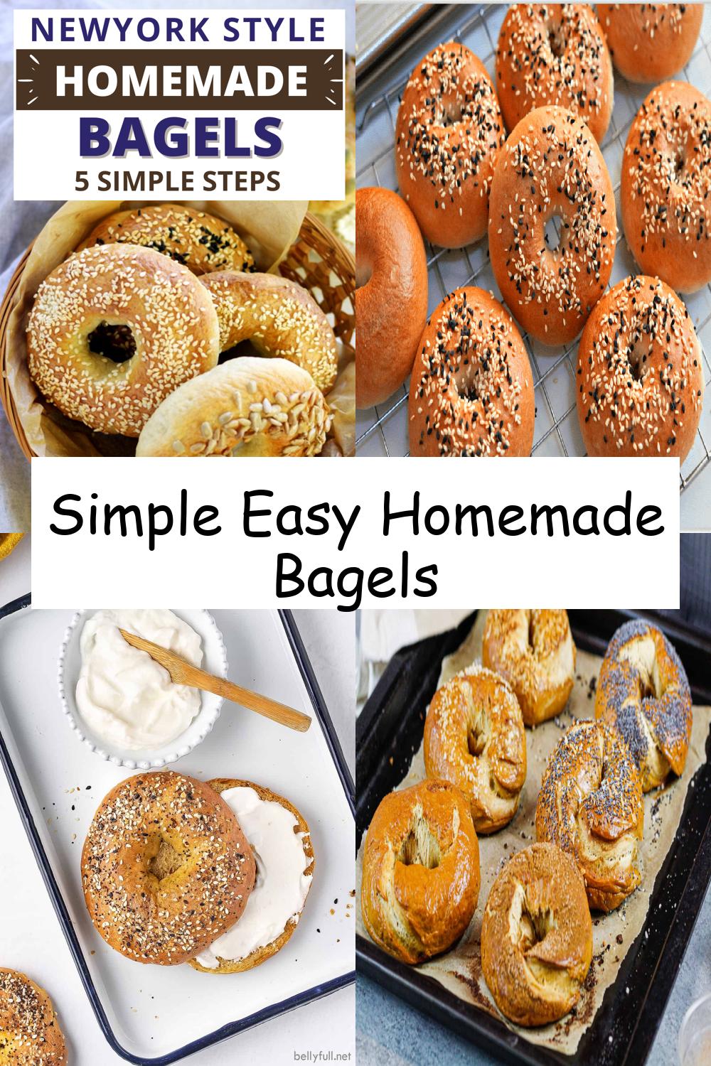 Simple Easy Homemade Bagels