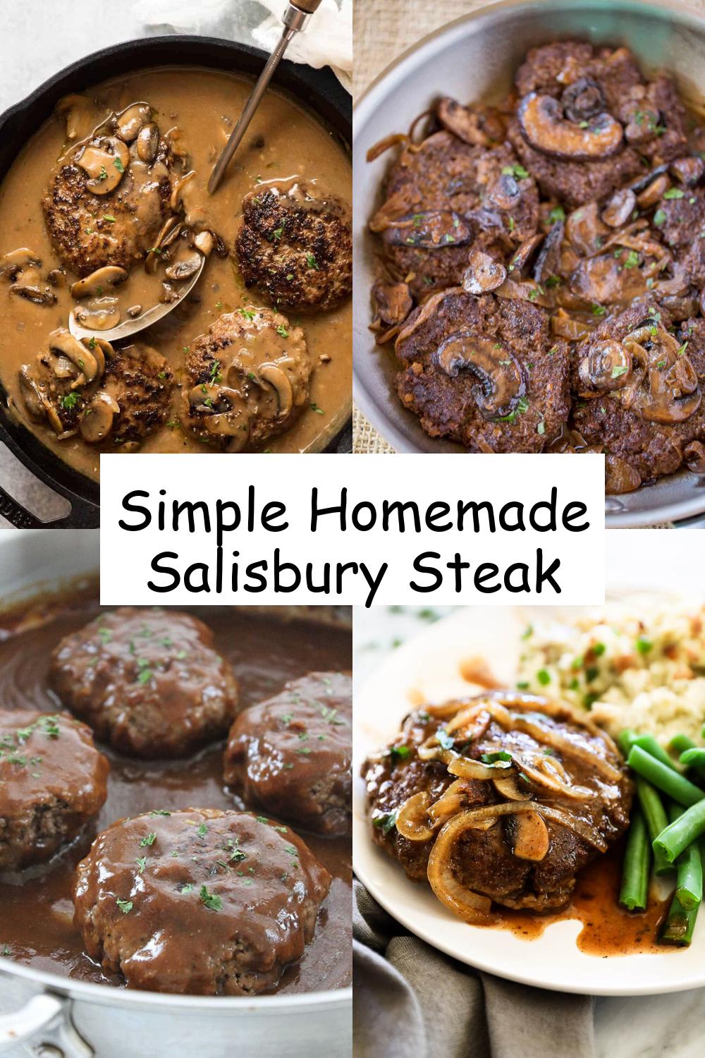 Simple Homemade Salisbury Steak