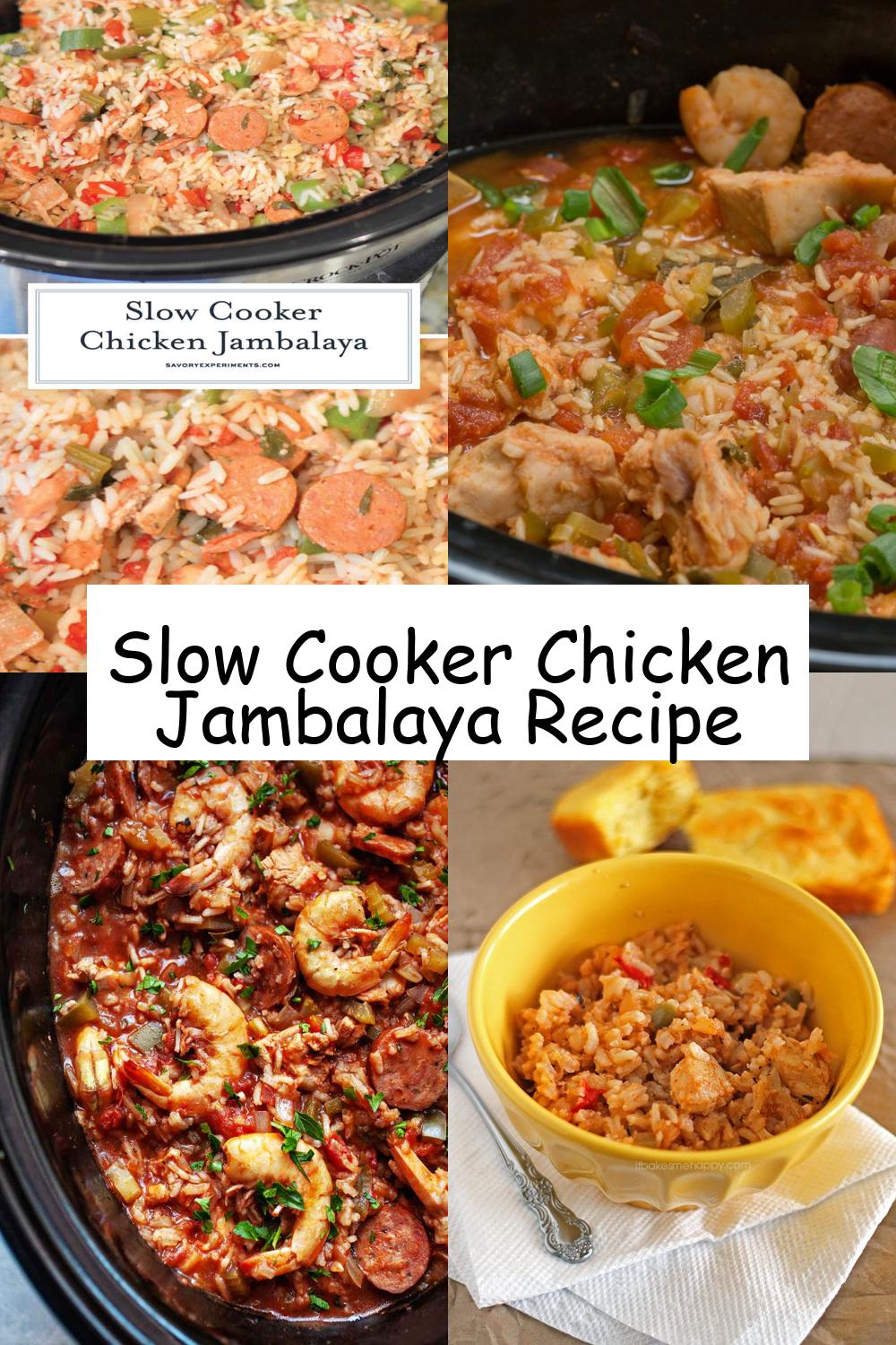 Slow Cooker Chicken Jambalaya Recipe