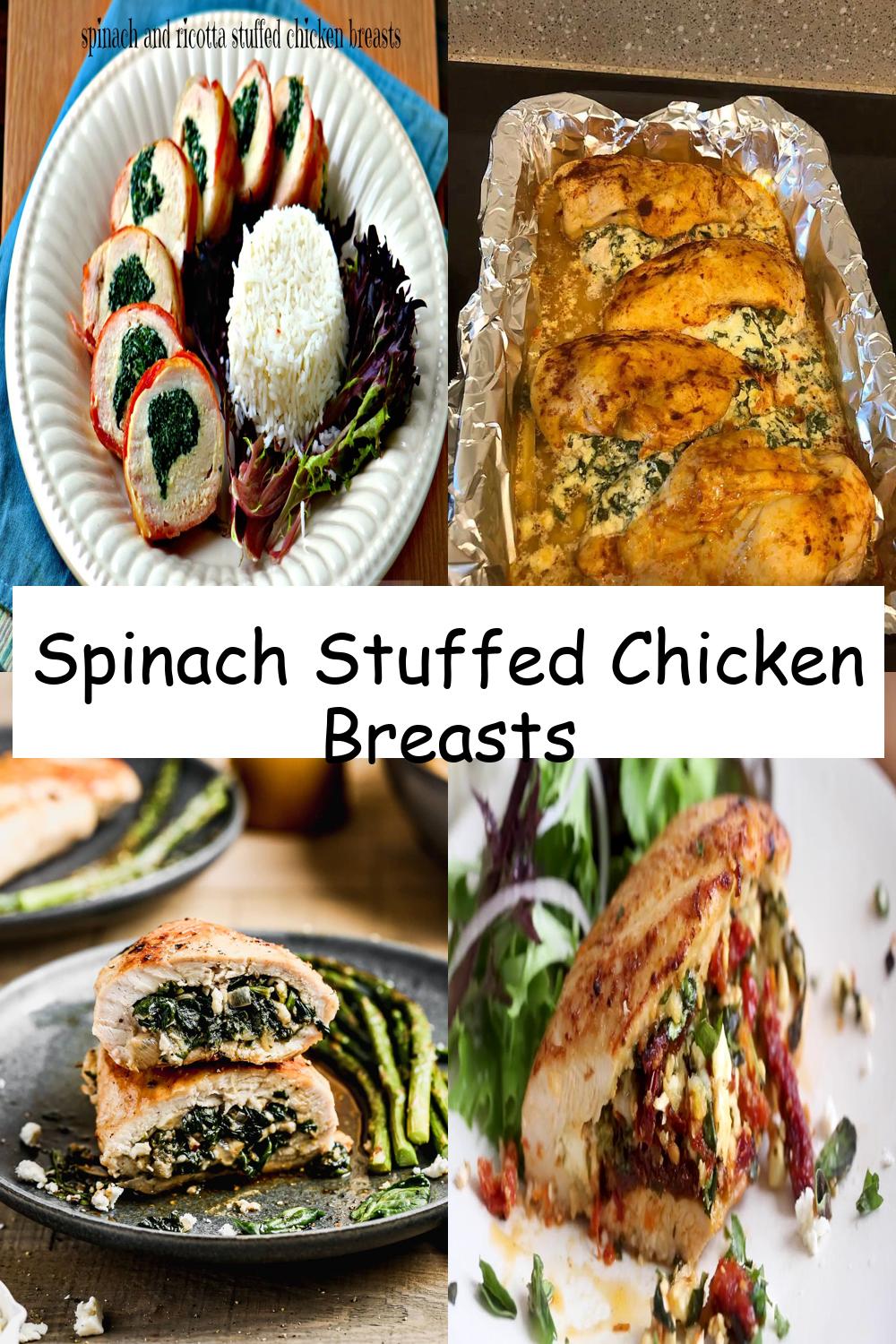 Spinach Stuffed Chicken Breasts