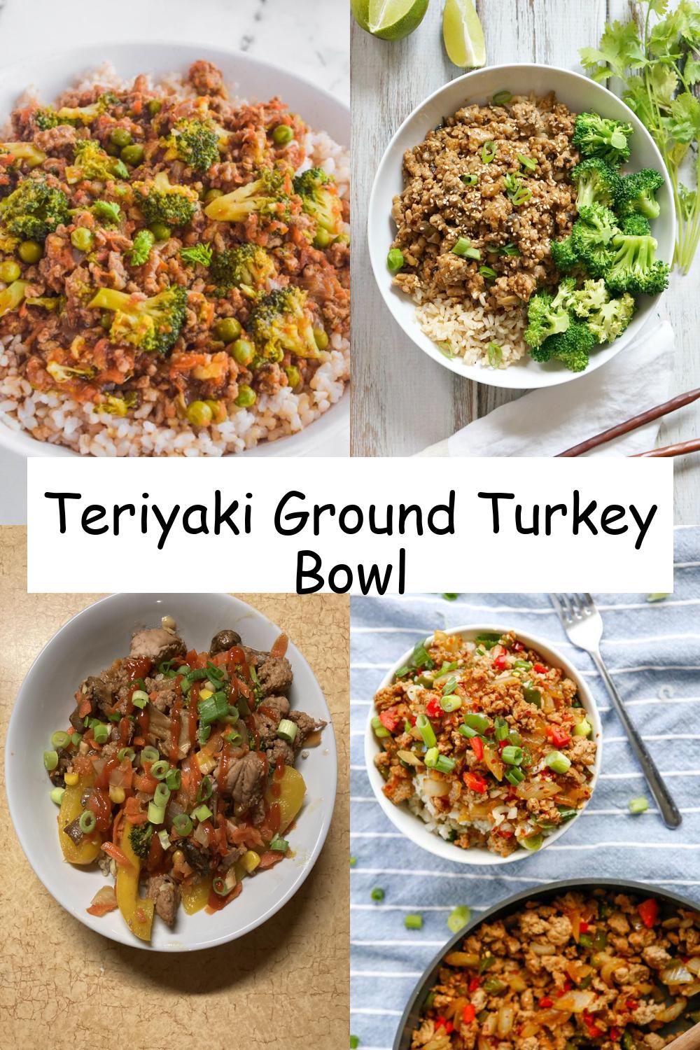 Teriyaki Ground Turkey Bowl