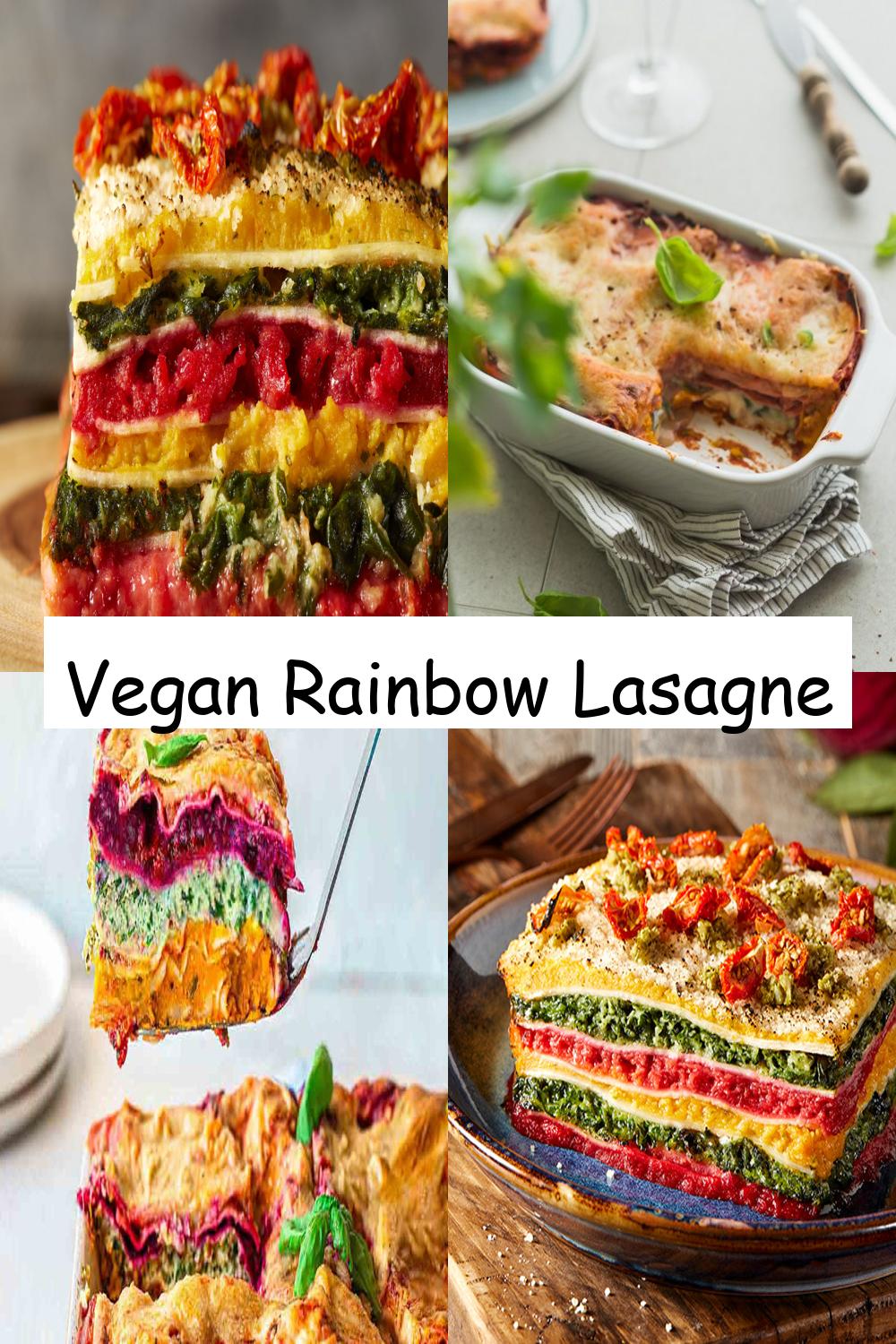 Vegan Rainbow Lasagne