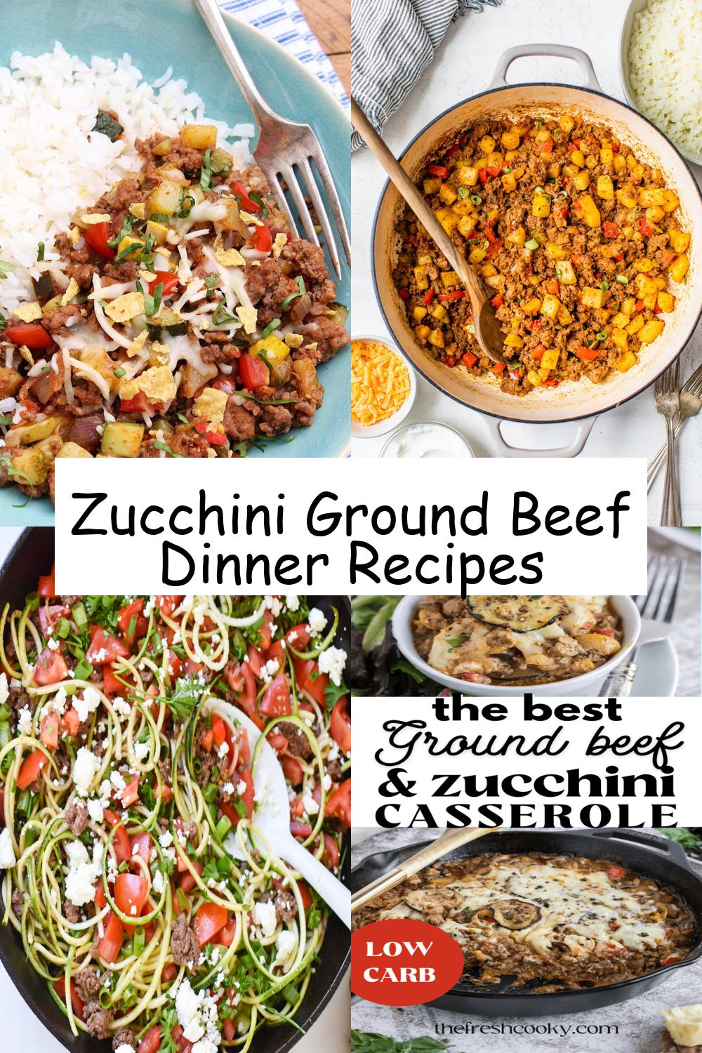 Zucchini Ground Beef Dinner Recipes