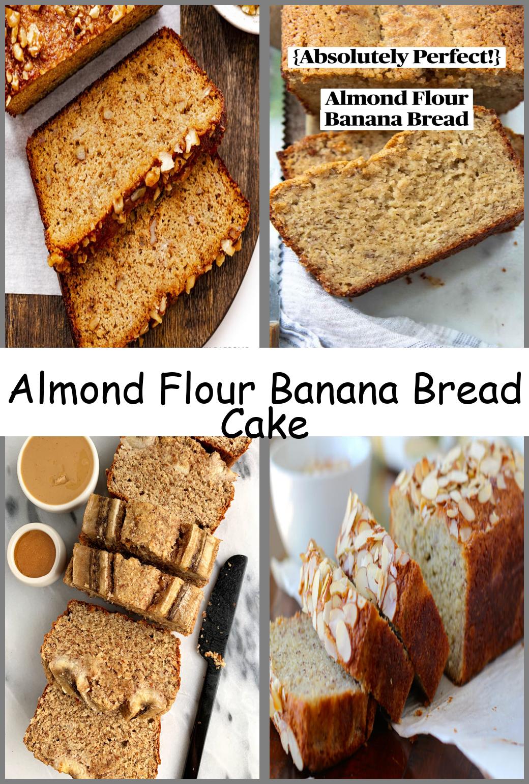 Almond Flour Banana Bread Cake